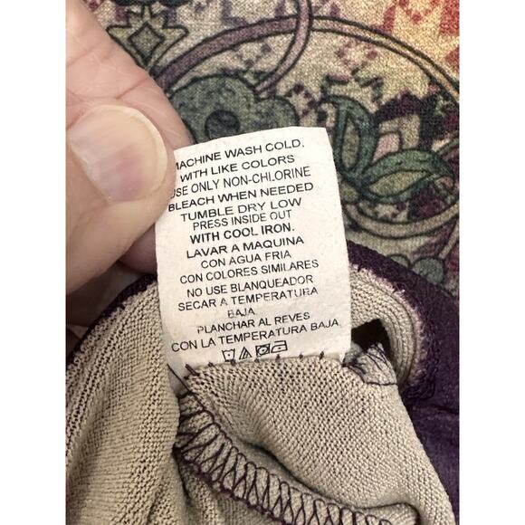 Women’s Plus 3X XCIT USA Vintage V Neck Long Sleeve Tunic Top Long Sleeve Fall - Picture 13 of 16